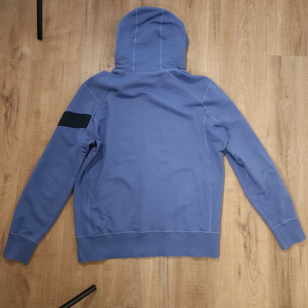 Rapha Men's  Trail Hoodie Blue Pullover Sweatshirt  97% Cotton Size L - Picture 6 of 10
